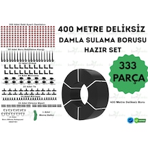 Lovemygarden 400 Metre Deliksiz Damla Sulama Borusu Ve Sulama Seti - Ø16 Mm