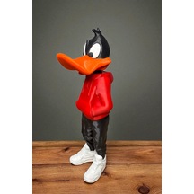 26 Cm 3d Baskı Daffy Duck Figürü, Looney Tunes Figür, Çizgi Film Figürü Space Jam - Daffy Duck