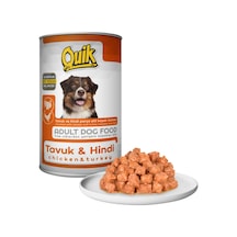 Quik Köpek Konserve Mama Tavuk Hindi X 12 Adet