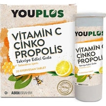 Vitamin C Çinko Propolis 20 Efervesan Tablet