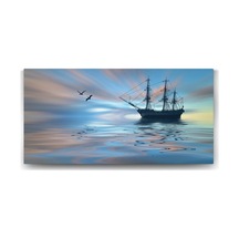 Yansımalar Ve Gemi Tablosu - 160x80cm