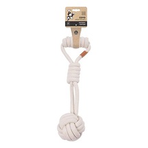M-pets Coto Tug Ball Örgü Köpek Oyuncağı Beyaz 36 Cm 244-50009.01