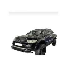2010-2014 L200 Triton Slim Paçalıkli Çamurluk Dodik Kaplama Kabartma Koruma Seti