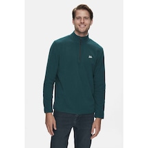 Ucla Gremıo Yeşil Polar Nakışlı Standard Fit Erkek Sweatshirt Yeşil