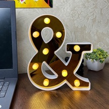 Dekoratif Led Işıklı 3d And Büyük Boy Organizasyon Doğum Günü Kutlama