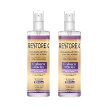 Restorex Collagen & Biotin Dolgunlaştırıcı Sıvı Saç Kremi 2 x 200 ML