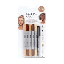 Copic Ciao Grafik Çizim Markör Seti 5+1 N22075553 Portre 2