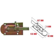 Metal Mavzer Sürgü / Kapı Pencere Dolap Emniyet Kilidi No:14