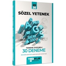 Yediiklim 2026 Meb Ags Ahenk Serisi Sözel Yetenek Tamamı Çözümlü 30 Deneme