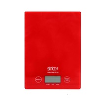 Cam Mutfak Tartısı Terazi Lcd Ekran 5kg/1gr Pilli Cr2032 Gr/oz/ml/ıb Ölçüm Sks-4519 5365 Çok Renkli