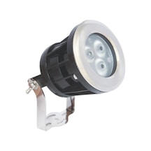 Sıva Üstü Bahçe Aydınlatması 3W(Tek Renk) & 9W(Rgb) Smd Ledli Siyah