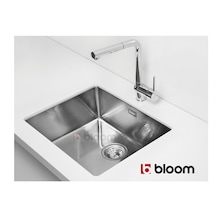 Bloom Luca 1 Gözlü Paslanmaz Çelik Eviye 40 x 40 CM