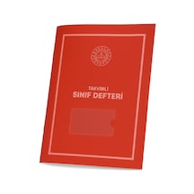 Gülpaş Takvimli Sınıf Defteri Kırmızı Plastik Kapak İlkokul 390