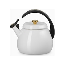 Le Creuset Su Isıtıcısı Çanı 2,1 L, Emaye Karbon Çelik, Şık Ve Dayanıklı Su Isıtıcılar Beyaz 11