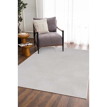 Enti Akik 8614 Gri Halı Kilim Salon Mutfak Kesme Yolluk Dokuma Gri