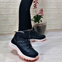 Jump 29194 Siyah-pembe Cırtlı Fuspetli Kaymaz Kız Çocuk Bot 001