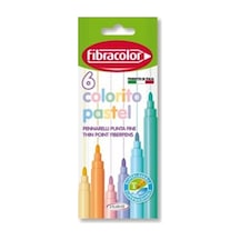 Fibracolor Colorito Keçeli Kalem Pastel 6'lı