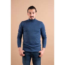 Brng Yarım Balıkçı Slimfit Likralı Erkek Kazak 001 Brng Yarım Balıkçı Slimfit Likralı Erkek Kazak 001