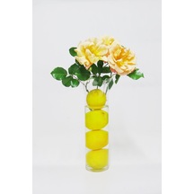 Missi Üfleme Cam Ruf Yaka Vazo 28 Cm