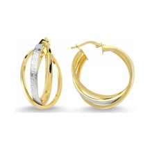 Sembolgold Altın İtaly Halka Küpe 4,44 Gr