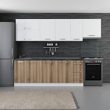 Minar 280 Cm Mutfak Dolabı Beyaz Dore 280-D7 Beyaz