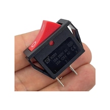 Ic-114 Tekli Dar Işıksız Anahtar On-off 2p Kırmızı