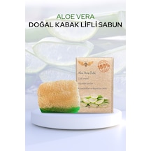Heriya El Yapımı Kabak Lifli Aloe Vera Özlü Güzellik Sabunu 120 G