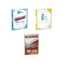 2027 2027 Tyt Üçdörtbeş Sıfırdan Başla Start Matematik + Paragraf Sıfır Risk + Anla Kazan Paragraf Deneme 3'lü Set