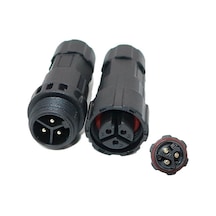 Su Geçirmez 3 Pin Konnektör Ip68 Dişi-erkek Takım 16 Mm