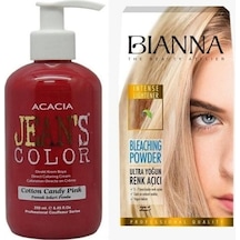 Acacia Saç Boyası Pamuk Şekeri Pembe 250 Ml + Bianna Açıcı