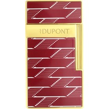 S.t. Dupont Lacquered Biggy Monogram Kırmızı Puro Çakmağı 25078