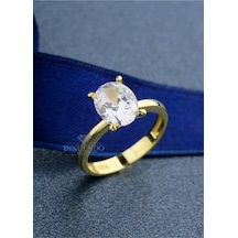 925 Ayar Gümüş 10x8 Mm 4 Karat Oval Tektaş Gümüş 925 Ayar Gümüş 10x8 Mm 4 Karat Oval Tektaş Gümüş