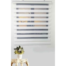 Beyaz Bambu Zebra Modern Perde 1.kalite Kumaş