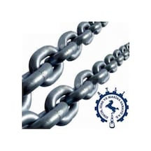 Galvanizli Tekne Irgat Zinciri. Atlı Marka. Kalibre Zincir. 50 KG 6MM Çuvalı 62 Mt