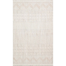 Hoom Rugs Mikanos Czy 02 Grey Beige Hav Vermez Yıkanabilir Modern Halı Gri - Bej
