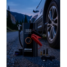 Çok Fonksiyonlu Araç Yardım Kiti 150 Psı Jump Starter Ve Pompalı Model
