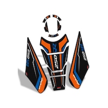 Gp Kompozit Cf Moto 250 Sr 2020-2024 Uyumlu Tank Pad Seti Turuncu-mavi