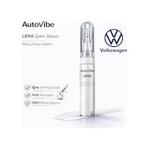 Lb9a Şeker Beyazı Rötuş Boya Kalemi Volkswagen Audi Seat Uyumlu İğne Ve Fırça Uç