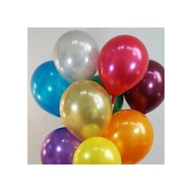 30 Adet Karışık Renkli Metalik Balon Diğer