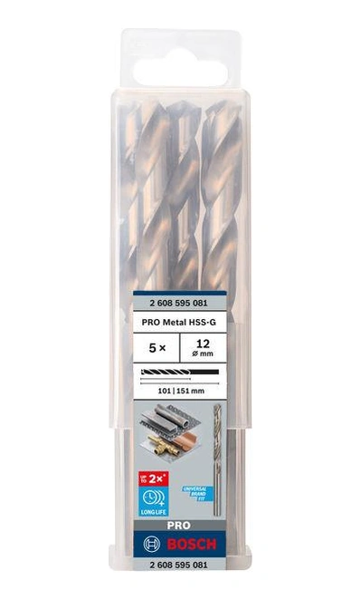 Hss-g Metal Matkap Ucu 12 151 Mm 5li