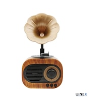 Winex Nostalji Gramafon Bluetooth Hoparlör