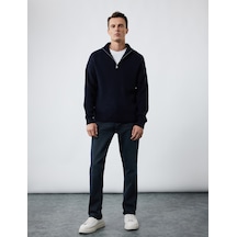 Koton Pamuklu Normal Bel Slim Fit Jean Pantolon - Brad Jean İndigo Stone 7wam40001nd İndigo - Taş