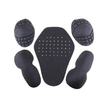 Ganzhoushop Zırh Suntek Sırtlık Pedi Omuz Motosiklet Koruma Dirsek Adet 5 Ys Siyah