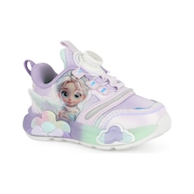 Pepino 2230 Kız Bebek Sevimli Masal Prensesi Figürlü Otomatik Döner Kilitli Hafif Işıklı Taban Lila Spor Sneaker