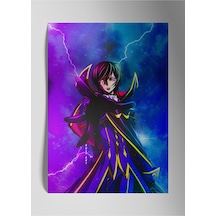Metal Baskı Parlak Duvar Tablosu - Lelouch Lamperouge