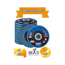 Zirkonyum Avuç İçi Taşlama Flap Disk Zımpara 115 X 22 Mm 40 Kum Zk 10 Adet