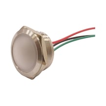 Motorobit 22L-P1/Rgy- 22Mm 12-24V Kablolu Metal Sinyal Lambası - 3 Renk Kat