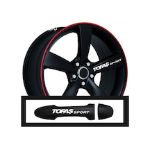 Tofaş Doğan İçin - Uyumlu Aksesuar Oto Kapı Kolu/jant - Sticker 10 Adet 10 1,5 Cm
