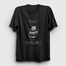 Presmono Unisex Metal Iron Maiden T-shirt Siyah