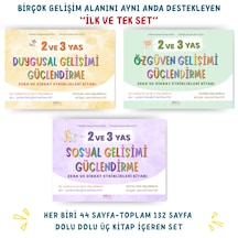 2 Ve 3 Yaş İçin Eğitici Etkinlik Seti Duygusal,sosyal,zihinsel, Özgüven Gelişimi Destekler